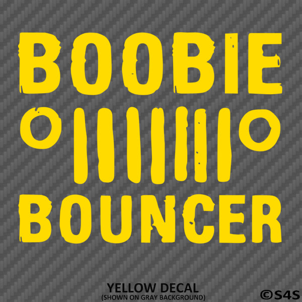 Jeep Boobie Bouncer Vinyl Decal Version 2 - S4S Designs