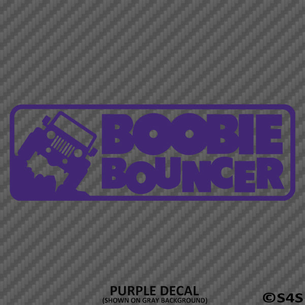 Jeep Boobie Bouncer Vinyl Decal Version 3 - S4S Designs