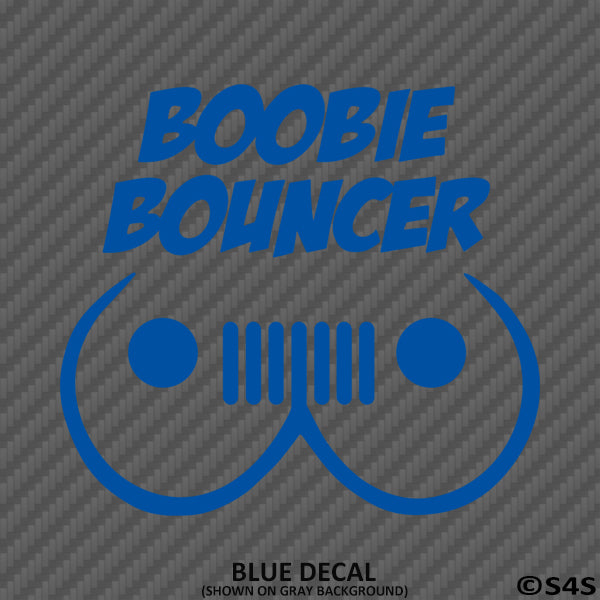 Jeep Boobie Bouncer Vinyl Decal Version 1 - S4S Designs