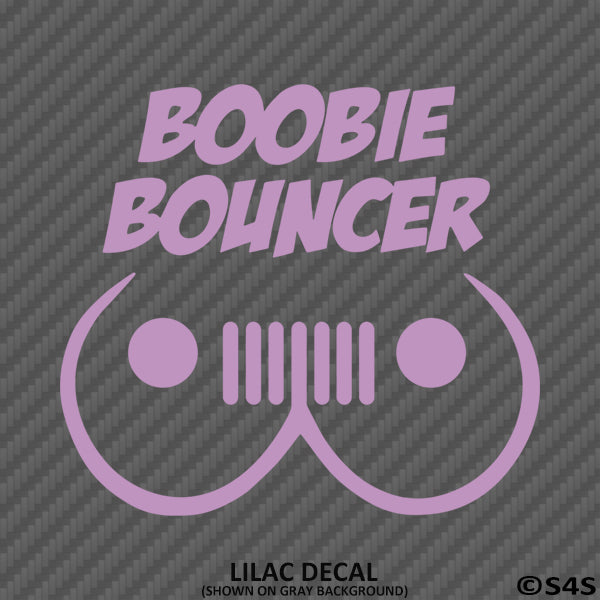 Jeep Boobie Bouncer Vinyl Decal Version 1 - S4S Designs