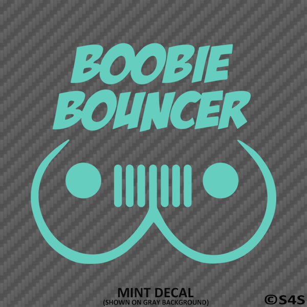 Jeep Boobie Bouncer Vinyl Decal Version 1 - S4S Designs