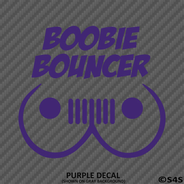 Jeep Boobie Bouncer Vinyl Decal Version 1 - S4S Designs