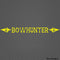 Bow Hunter Double Arrow Bones Hunting Vinyl Decal