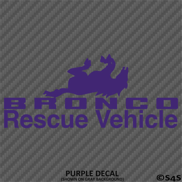 For Jeep: Bronco Recovery Vehicle Vinyl Decal