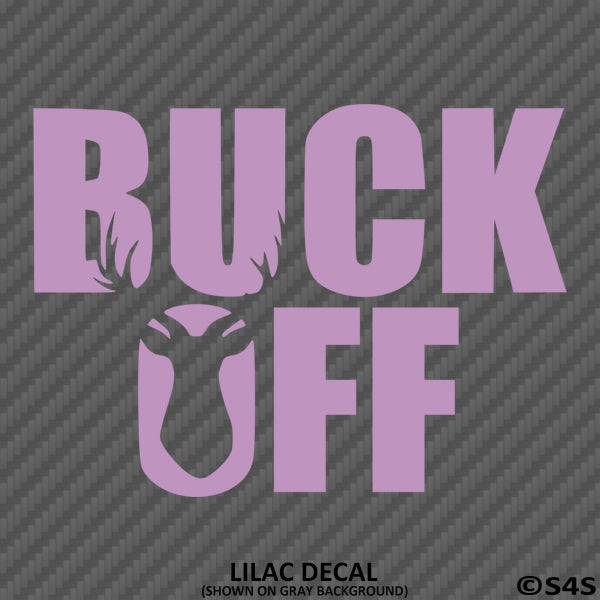 Buck Off Deer Hunter Vinyl Decal - S4S Designs