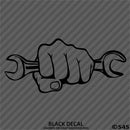 Busted Knuckle Wrench Vinyl Decal - S4S Designs