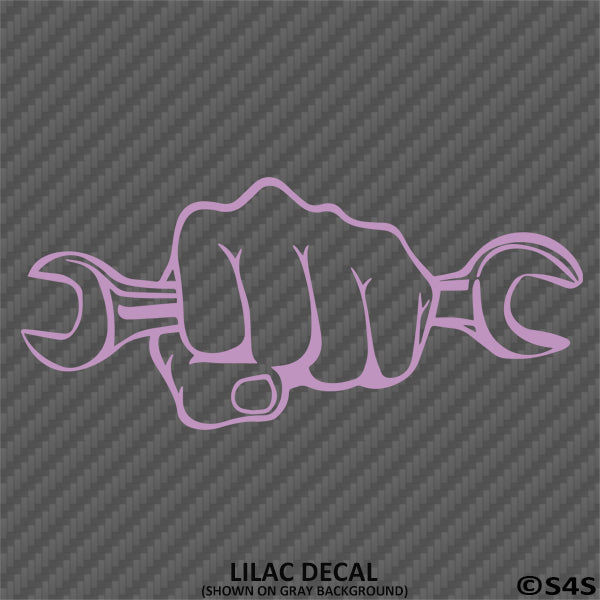 Busted Knuckle Wrench Vinyl Decal – S4S Designs