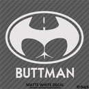 Buttman Funny Adult Vinyl Decal