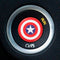 Starter Button Overlay for Dodge Challenger/Charger: Captain America Shield Inspired - S4S Designs