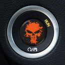 Starter Button Overlay for Dodge Challenger/Charger: Punisher Orange - S4S Designs