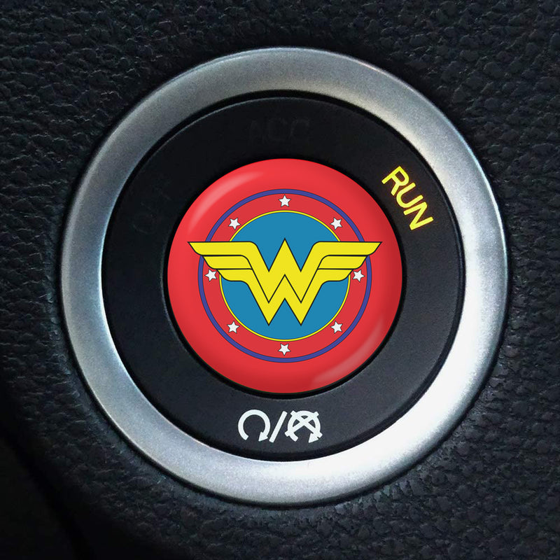 Starter Button Overlay for Dodge Challenger/Charger: Wonder Woman Inspired - S4S Designs