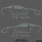 C5 Chevy Corvette Silhouette (PAIR) Vinyl Decal