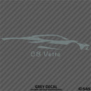 C8 Chevy Corvette Stingray Silhouette Vinyl Decal - S4S Designs