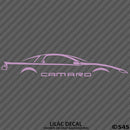 4th Gen Chevy Camaro Silhouette Vinyl Decal - S4S Designs