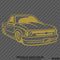 Chevy S10 Truck Lowrider Silhouette Vinyl Decal - S4S Designs