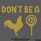 Don't Be A Cocksucker Funny Adult Vinyl Decal
