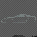 C5 Chevy Corvette Silhouette Vinyl Decal