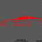 C6 Chevy Corvette Silhouette Vinyl Decal Version 2 - S4S Designs