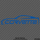 C6 Chevy Corvette Silhouette Vinyl Decal - S4S Designs