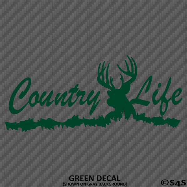 Country Life Outdoors Deer Vinyl Decal