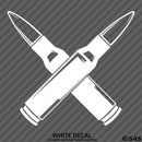 Crossed Bullets Gun Rights 2A Vinyl Decal - S4S Designs