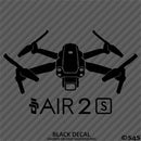 DJI Air 2S Drone Silhouette Vinyl Decal