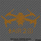 DJI Air 2S Drone Silhouette Vinyl Decal