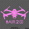 DJI Air 2S Drone Silhouette Vinyl Decal