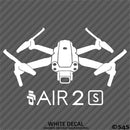 DJI Air 2S Drone Silhouette Vinyl Decal