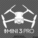 DJI Mini 3 Pro Drone Silhouette Vinyl Decal