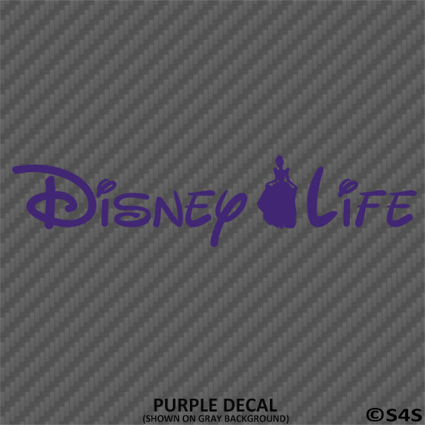 Disney Life "Princess" Disney Inspired Vinyl Decal - S4S Designs