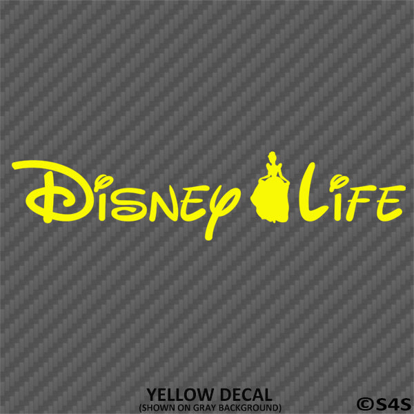 Disney Life "Princess" Disney Inspired Vinyl Decal - S4S Designs