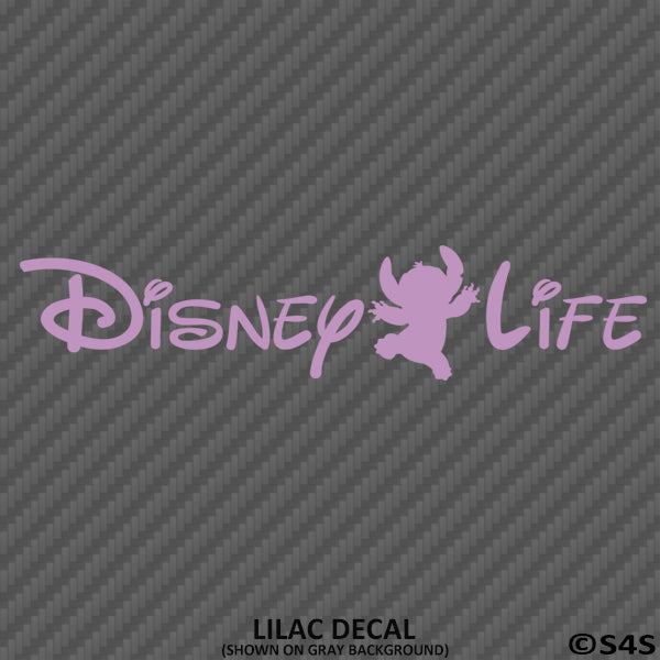 Disney Life "Stitch" Disney Inspired Vinyl Decal - S4S Designs
