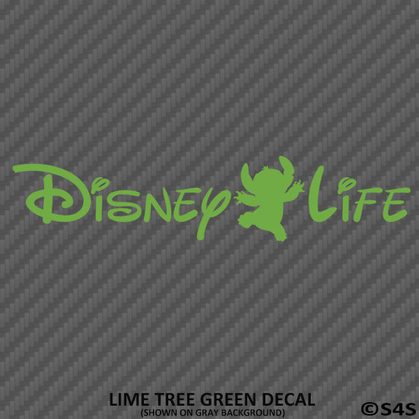 Disney Life "Stitch" Disney Inspired Vinyl Decal - S4S Designs