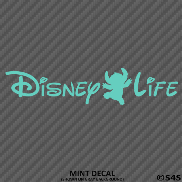 Disney Life "Stitch" Disney Inspired Vinyl Decal - S4S Designs