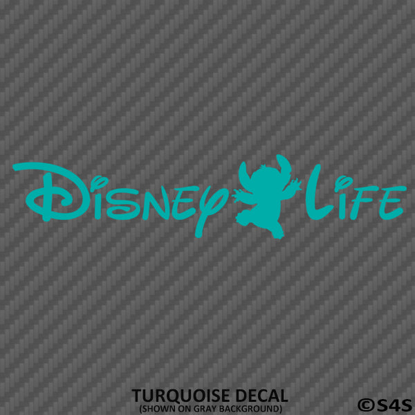 Disney Life "Stitch" Disney Inspired Vinyl Decal - S4S Designs