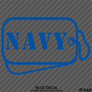 Dog Tags: NAVY Military Tags Vinyl Decal