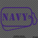 Dog Tags: NAVY Military Tags Vinyl Decal