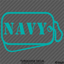Dog Tags: NAVY Military Tags Vinyl Decal