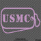 Dog Tags: US Marine USMC Military Tags Vinyl Decal