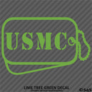 Dog Tags: US Marine USMC Military Tags Vinyl Decal