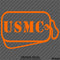 Dog Tags: US Marine USMC Military Tags Vinyl Decal