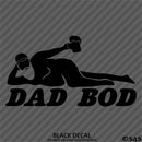 Dad Bod Funny Beer Drinking Vinyl Decal