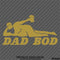 Dad Bod Funny Beer Drinking Vinyl Decal