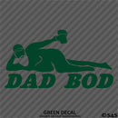 Dad Bod Funny Beer Drinking Vinyl Decal