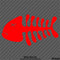 Dead Fish Silhouette Funny Fishing Vinyl Decal Version