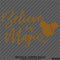 Believe In Magic Mickey Mouse Balloon Ears Disney Inspired Vinyl Decal