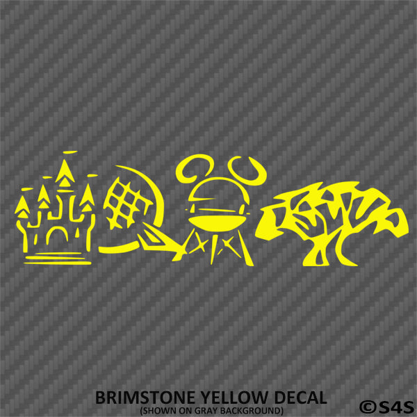 Disney Parks Family Vacation Disney Inspired Vinyl Decal - S4S Designs