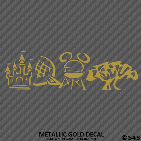 Disney Parks Family Vacation Disney Inspired Vinyl Decal - S4S Designs