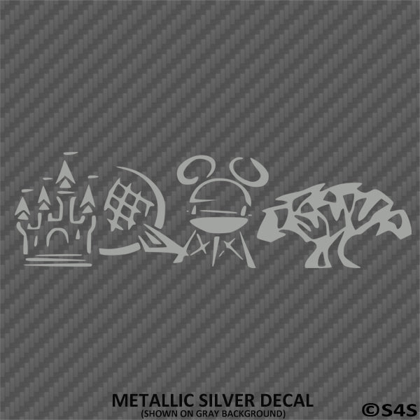 Disney Parks Family Vacation Disney Inspired Vinyl Decal - S4S Designs